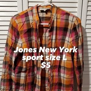 Jones New York sport button down shirt